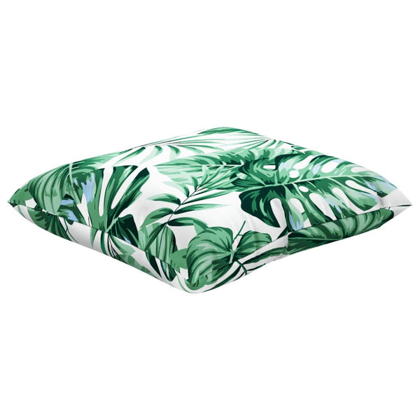 Blattmuster Sofakissen 60x60 cm, 4er-Set
