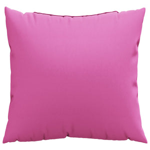 vidaXL Coussins de sol unis 4 pcs Rose 60 x 60 cm Tissu en polyester