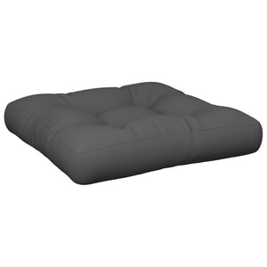 vidaXL Coussin de palette anthracite 50x50x12 cm Tissu