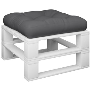 vidaXL Coussin de palette anthracite 50x50x12 cm Tissu