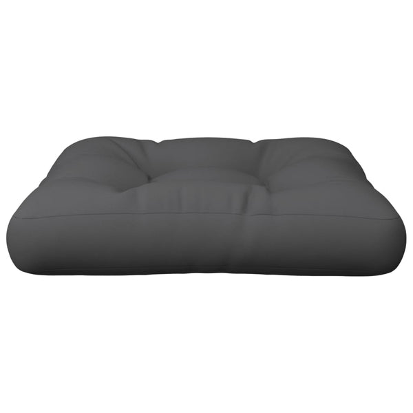 vidaXL Coussin de palette anthracite 50x50x12 cm Tissu