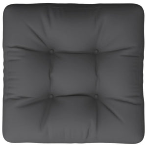 vidaXL Coussin de palette anthracite 50x50x12 cm Tissu