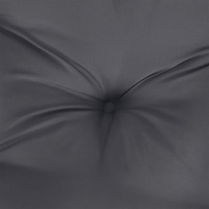 vidaXL Coussin de palette anthracite 50x50x12 cm Tissu