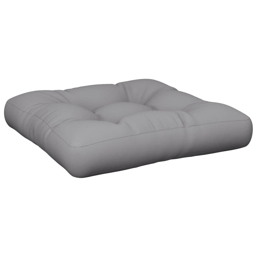 Palettenkissen Grau 50x50 cm Stoff