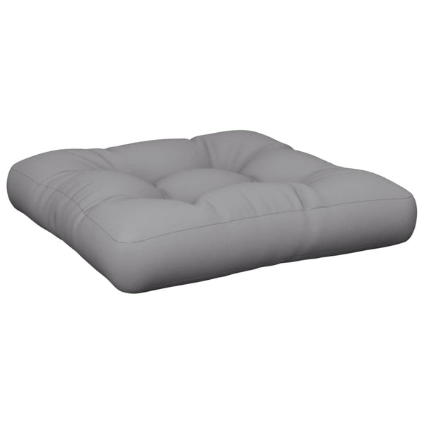Palettenkissen Grau 50x50 cm Stoff