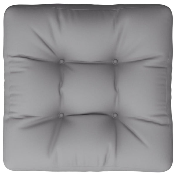Palettenkissen Grau 50x50 cm Stoff