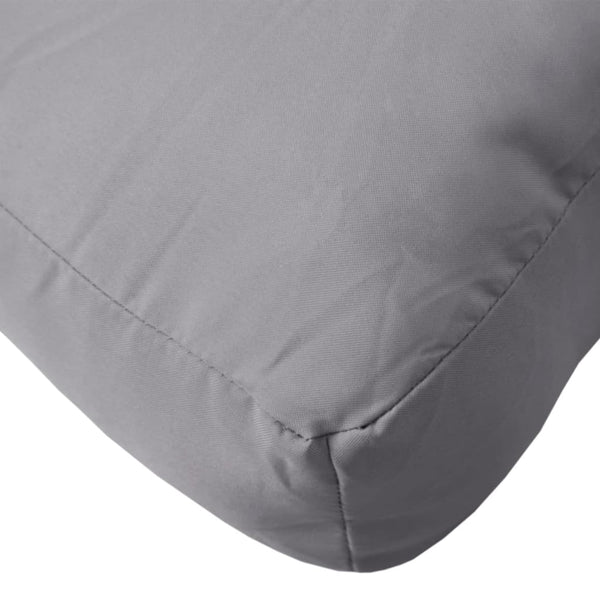 Palettenkissen Grau 50x50 cm Stoff