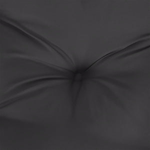 Schwarzes Palettenkissen 50x50 cm