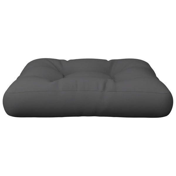vidaXL Coussins de palette anthracite 60x60x12 cm Tissu