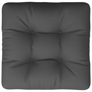 vidaXL Coussins de palette anthracite 60x60x12 cm Tissu