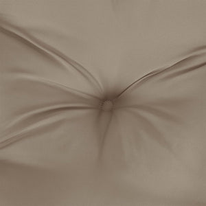 Palettenkissen Taupe 60x60 cm Stoff
