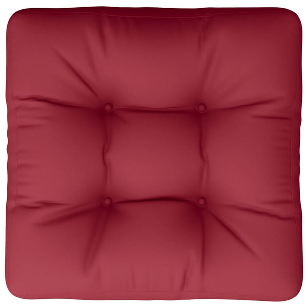 Weinrotes Palettenkissen 60x60 cm