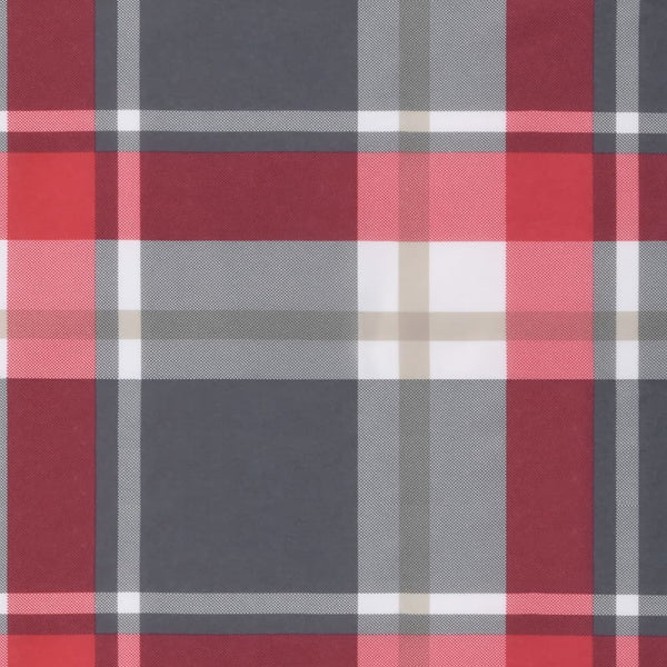 Palettenkissen Rot Karomuster 60x60 cm