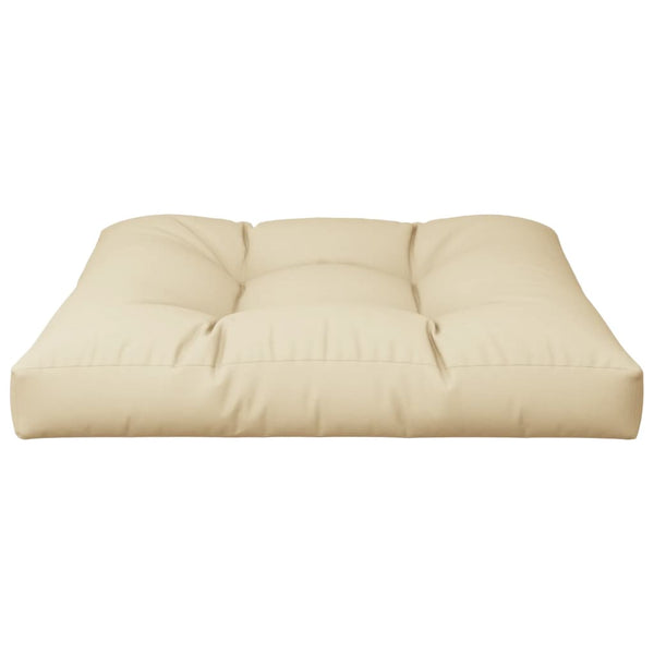 Beiges Palettenkissen 70x70 cm