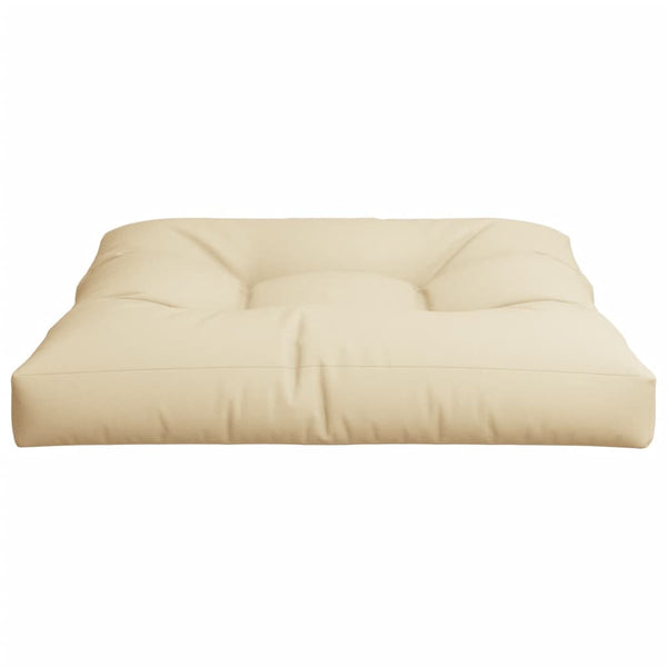Beiges Palettenkissen 70x70 cm