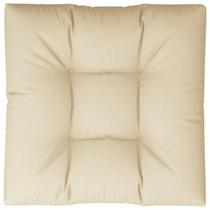 Beiges Palettenkissen 70x70 cm