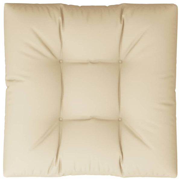 Beiges Palettenkissen 70x70 cm