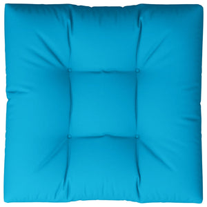 Blaues Palettenkissen 70x70 cm