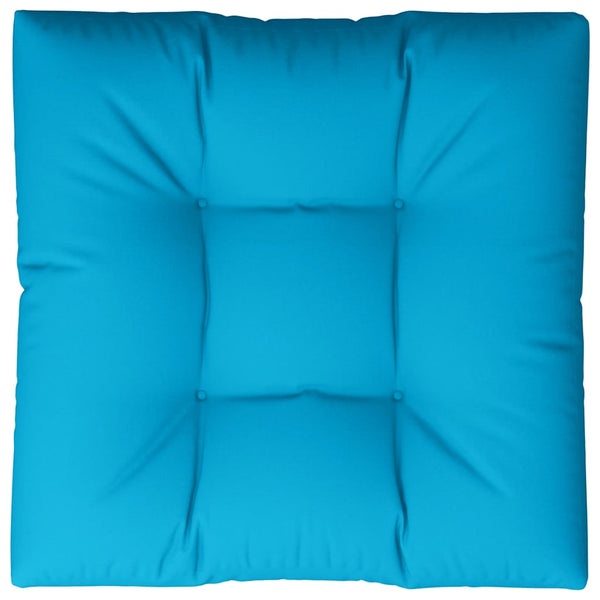 Blaues Palettenkissen 70x70 cm
