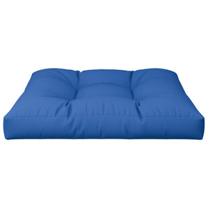 vidaXL Coussin de palette bleu roi 70x70x12 cm en tissu