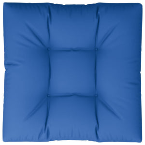 vidaXL Coussin de palette bleu roi 70x70x12 cm en tissu