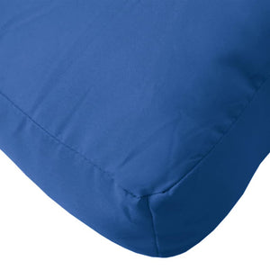 vidaXL Coussin de palette bleu roi 70x70x12 cm en tissu