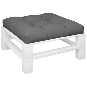 vidaXL Coussin de palette anthracite 80x80x12 cm en tissu