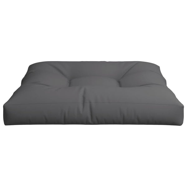vidaXL Coussin de palette anthracite 80x80x12 cm en tissu