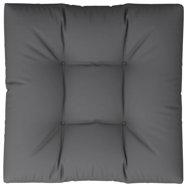 vidaXL Coussin de palette anthracite 80x80x12 cm en tissu