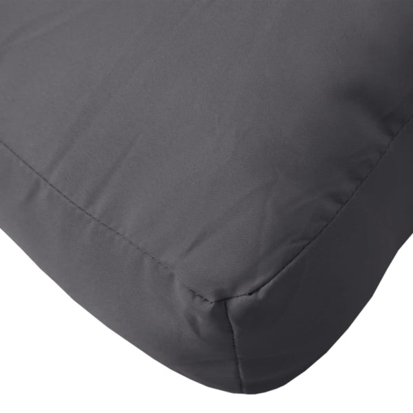 vidaXL Coussin de palette anthracite 80x80x12 cm en tissu