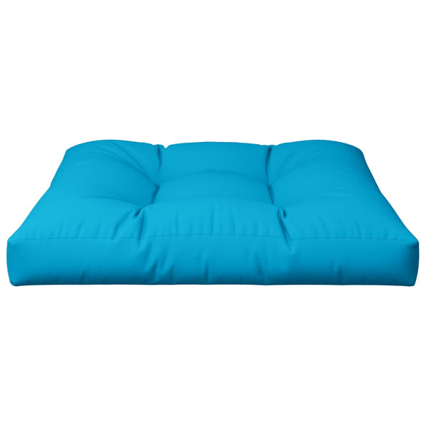Blaues Palettenkissen 80x80 cm