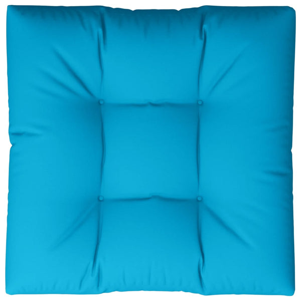 Blaues Palettenkissen 80x80 cm
