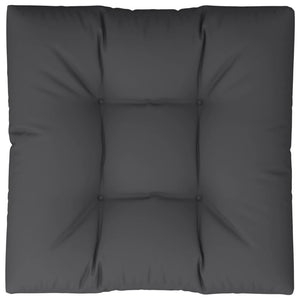 Schwarzes Palettenkissen 80x80 cm