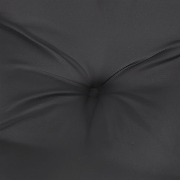 Schwarzes Palettenkissen 80x80 cm