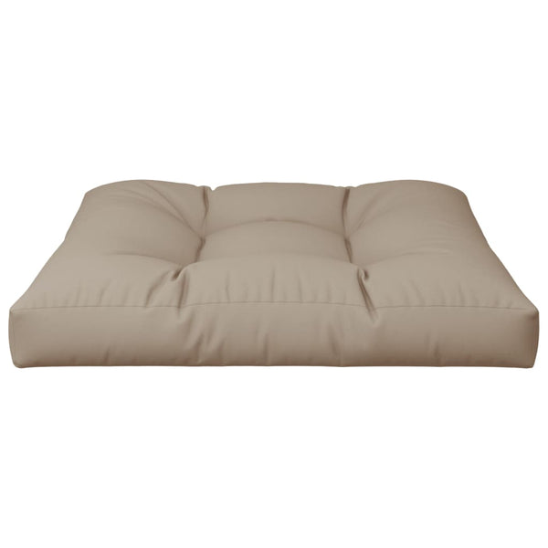 Palettenkissen Taupe 80x80 cm
