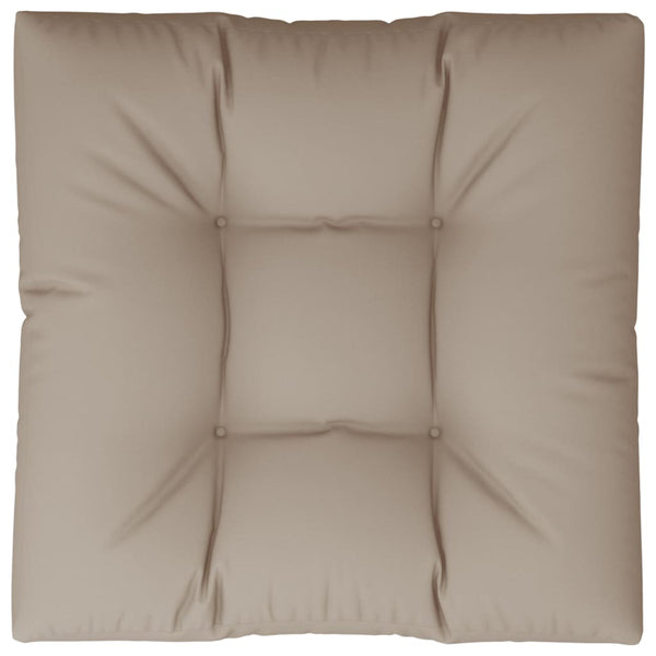 Palettenkissen Taupe 80x80 cm