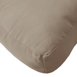 Palettenkissen Taupe 80x80 cm