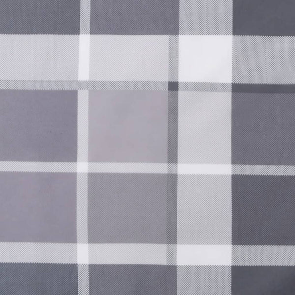 Palettenkissen Grau Karomuster 80x80 cm