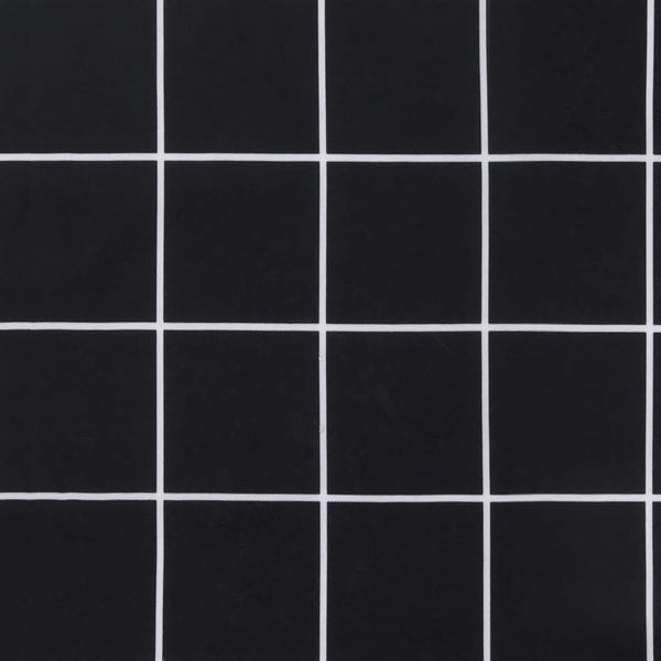 Palettenkissen Schwarz Karomuster 80x80 cm