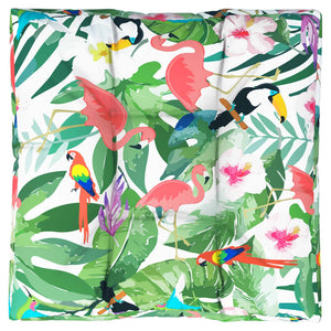 Mehrfarbiges Palettenkissen 80x80 cm