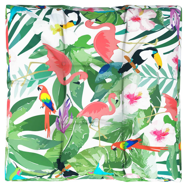 Mehrfarbiges Palettenkissen 80x80 cm