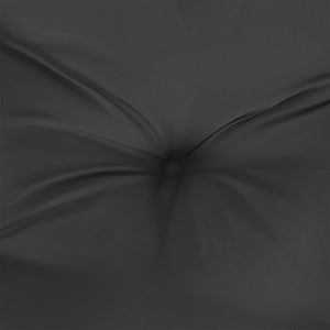 Schwarzes Palettenkissen 120x80 cm