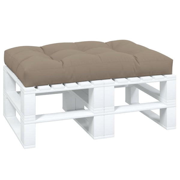 Palettenkissen Taupe 120x80x12 cm