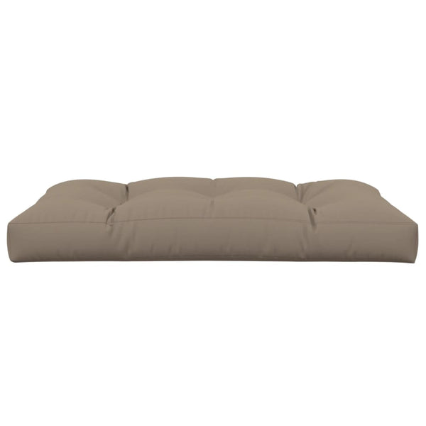 Palettenkissen Taupe 120x80x12 cm