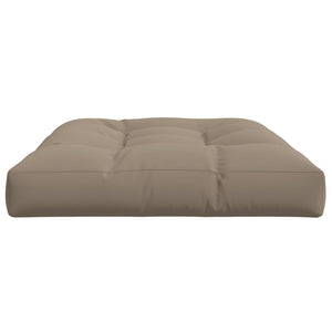 Palettenkissen Taupe 120x80x12 cm