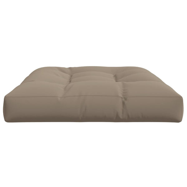 Palettenkissen Taupe 120x80x12 cm