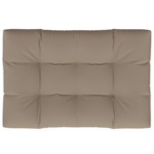 Palettenkissen Taupe 120x80x12 cm
