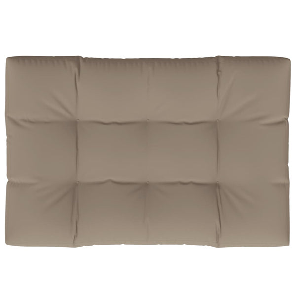 Palettenkissen Taupe 120x80x12 cm