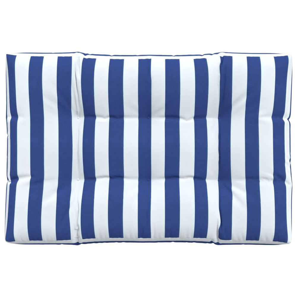 Palettenkissen Blau Weiß Gestreift 120x80