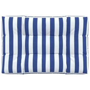 Palettenkissen Blau Weiß Gestreift 120x80